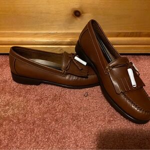 Bostonian Men's Chestnut Brown Tassel Kiltie Loafers